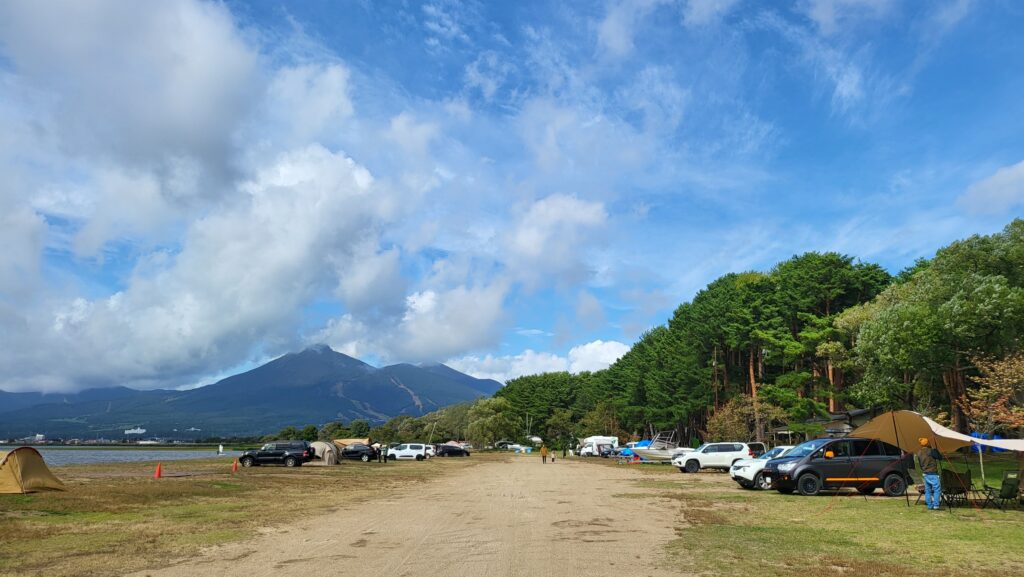 キャンプ場の風景