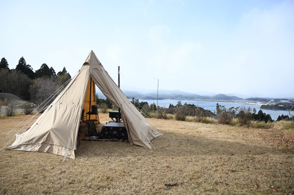 キャンプ場の風景