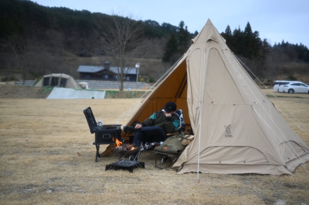 キャンプ場の風景