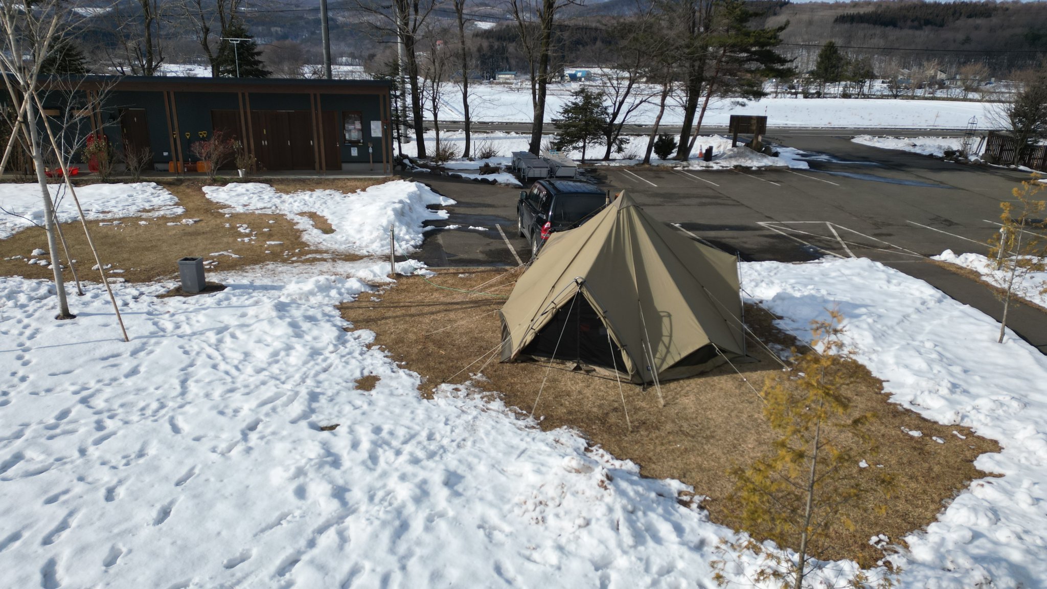 キャンプ場の風景