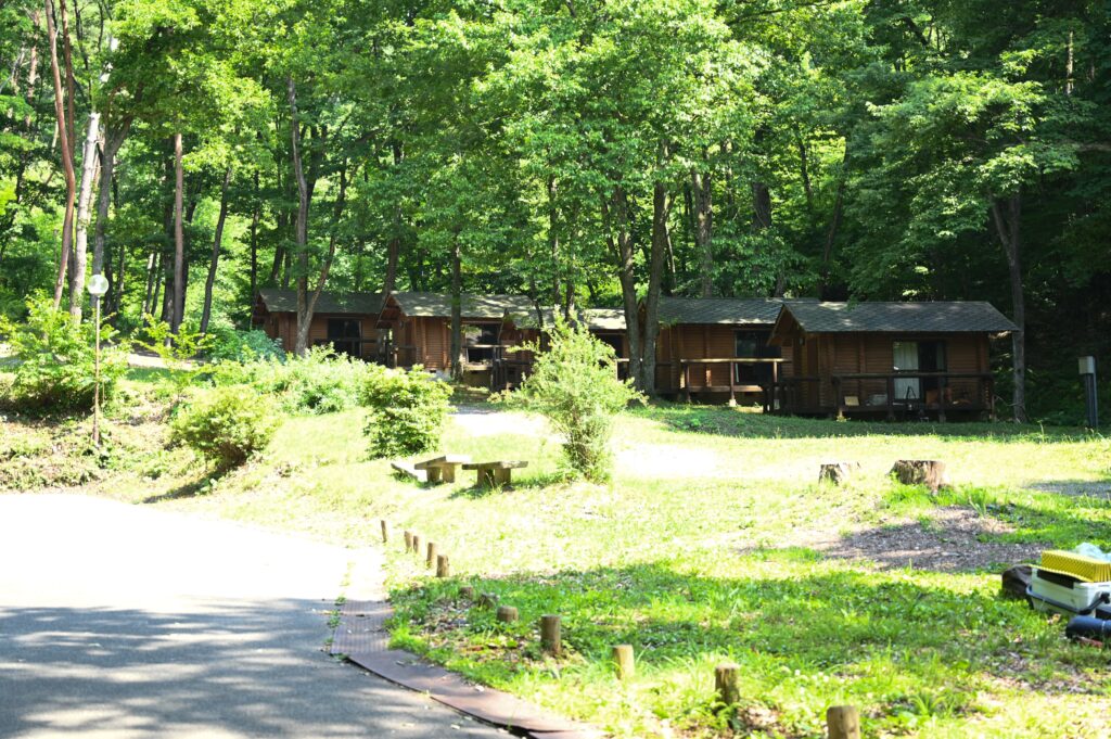 キャンプ場の風景