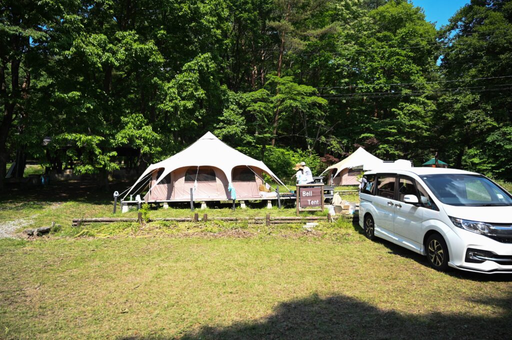 キャンプ場の風景